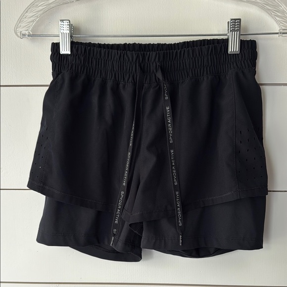 Spyder Active Black Women's Athletic Shorts Sz S - Picture 1 of 7